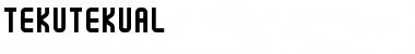 Download TekutekuAL Font Download TekutekuAL Font
