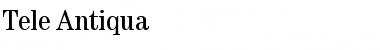 Download Tele-Antiqua Font Download Tele-Antiqua Font
