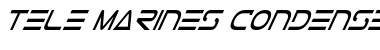 Download Tele-Marines Condensed Italic Font Download Tele-Marines Condensed Italic Font