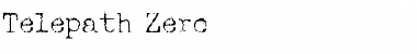 Download Telepath Zero Font Download Telepath Zero Font