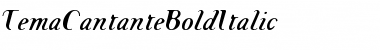 Download TemaCantante Font