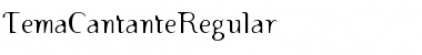 Download TemaCantanteRegular Font Download TemaCantanteRegular Font