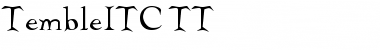 Download TembleITC TT Font Download TembleITC TT Font