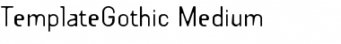 Download TemplateGothic Font Download TemplateGothic Font