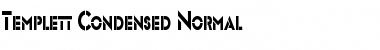Templett Condensed Normal Font