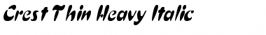 Download Crest Thin Heavy Font Download Crest Thin Heavy Font