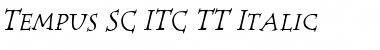 Download Tempus SC ITC TT Font Download Tempus SC ITC TT Font