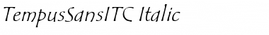TempusSansITC BoldItalic Font