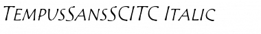TempusSansSCITC BoldItalic Font