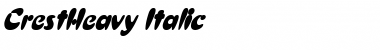 Download CrestHeavy Font Download CrestHeavy Font