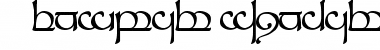 Tengwar Sindarin-1 Regular Font