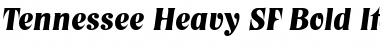 Tennessee Heavy SF Bold Italic Font