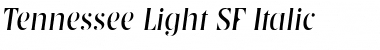 Tennessee Light SF Italic Font