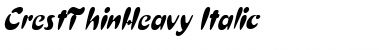 Download CrestThinHeavy Font Download CrestThinHeavy Font