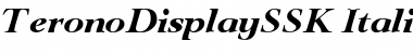 Download TeronoDisplaySSK Font Download TeronoDisplaySSK Font