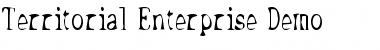 Download Territorial Enterprise Demo Font Download Territorial Enterprise Demo Font