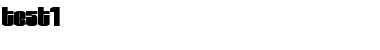 Download test1 Font Download test1 Font