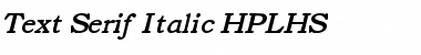 Download Text Serif Italic Font Download Text Serif Italic Font