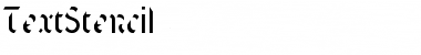 Download TextStencil Font Download TextStencil Font