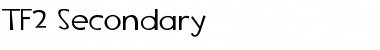 Download TF2 Secondary Font Download TF2 Secondary Font
