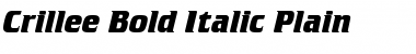 Download Crillee Bold Italic Font Download Crillee Bold Italic Font