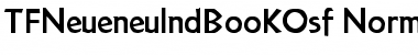 Download TFNeueneulndBooKOsf Font Download TFNeueneulndBooKOsf Font