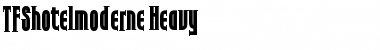 Download TFShotelmoderne Font Download TFShotelmoderne Font