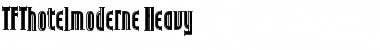 Download TFThotelmoderne Font Download TFThotelmoderne Font