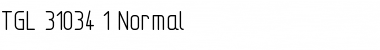 Download TGL 31034-1 Font Download TGL 31034-1 Font