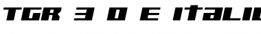 Download TGR 3.0 E Font Download TGR 3.0 E Font