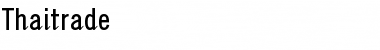Download Thaitrade Font Download Thaitrade Font