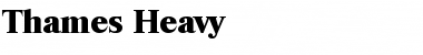 Download Thames-Heavy Font Download Thames-Heavy Font