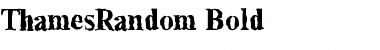 Download ThamesRandom Font Download ThamesRandom Font