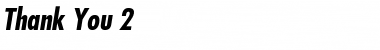 Download Thank You 2 Font Download Thank You 2 Font