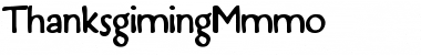 Download ThanksgivingDemo Font Download ThanksgivingDemo Font
