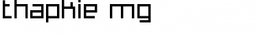 Thapkie MG Regular Font