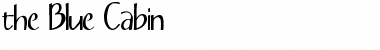 Download the Blue Cabin Font Download the Blue Cabin Font