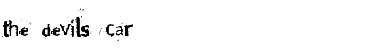 Download the devils car Font Download the devils car Font