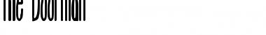 Download The Doorman Font Download The Doorman Font