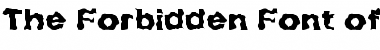Download Forbidden Font Download Forbidden Font