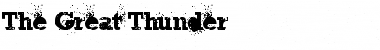 Download The Great Thunder Font Download The Great Thunder Font
