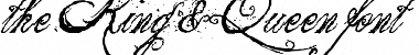 Download the King & Queen font Font Download the King & Queen font Font