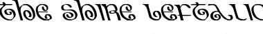 Download The Shire Leftalic Font Download The Shire Leftalic Font