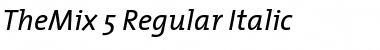 TheMix Italic Font