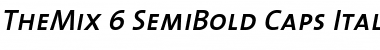 TheMix SemiBold Italic Font