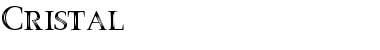 Download Cristal Font Download Cristal Font