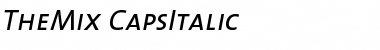 TheMix-CapsItalic Regular Font