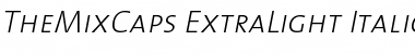 TheMixCaps-ExtraLight Extra Light Font