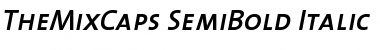 TheMixCaps-SemiBold Semi Bold Font