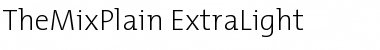 Download TheMixPlain-ExtraLight Font